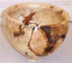 Burr ash bowl by Tony Handford